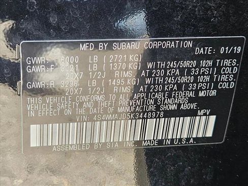 Used 2019 Subaru Ascent Limited image 24