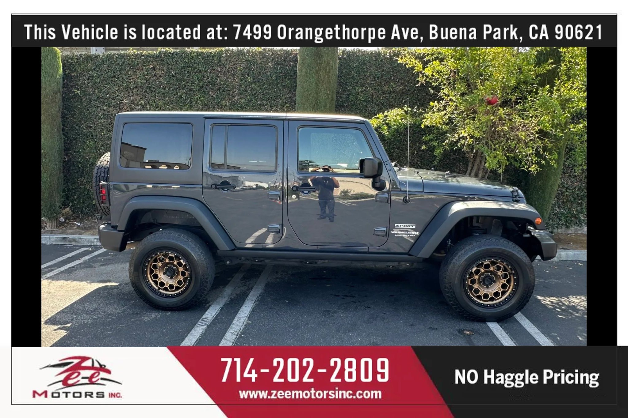 Used 2018 Jeep Wrangler Unlimited Sport S AWD/4WD image 5