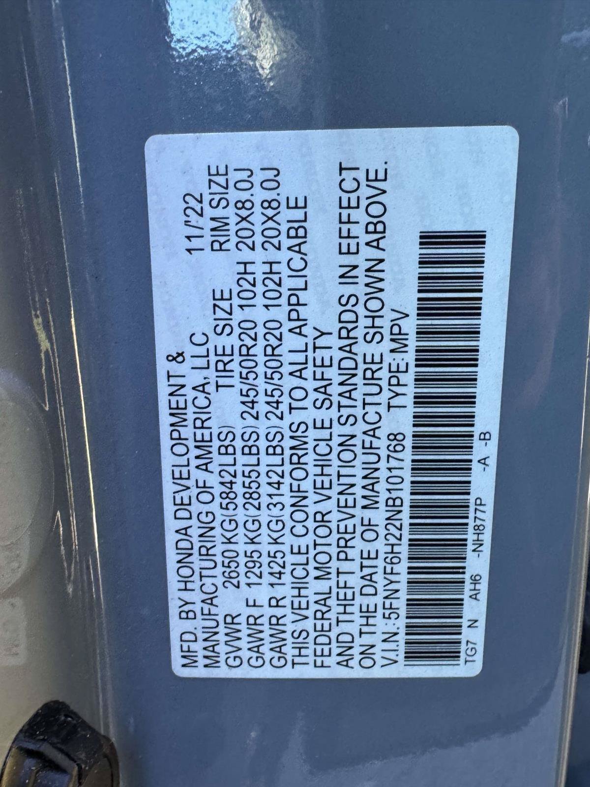 Used 2022 Honda Pilot Special Edition image 35