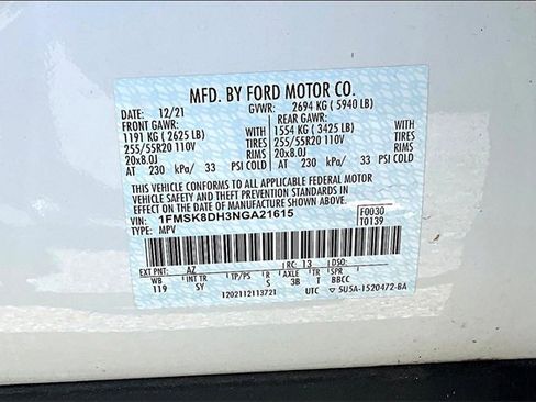 Certified 2022 Ford Explorer XLT w/ Equipment Group 202A image 36