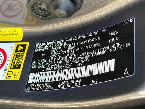 Used 2015 Toyota Highlander XLE FWD image 15