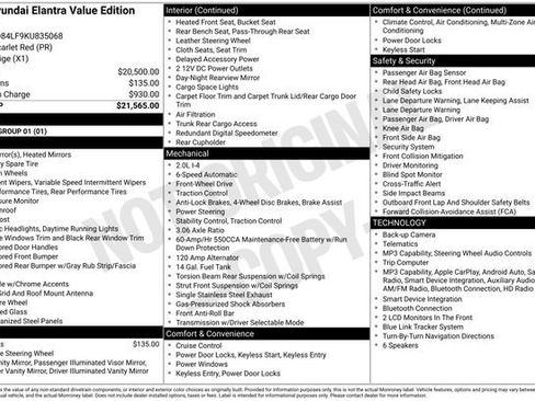 Used 2019 Hyundai Elantra Value Edition FWD image 10