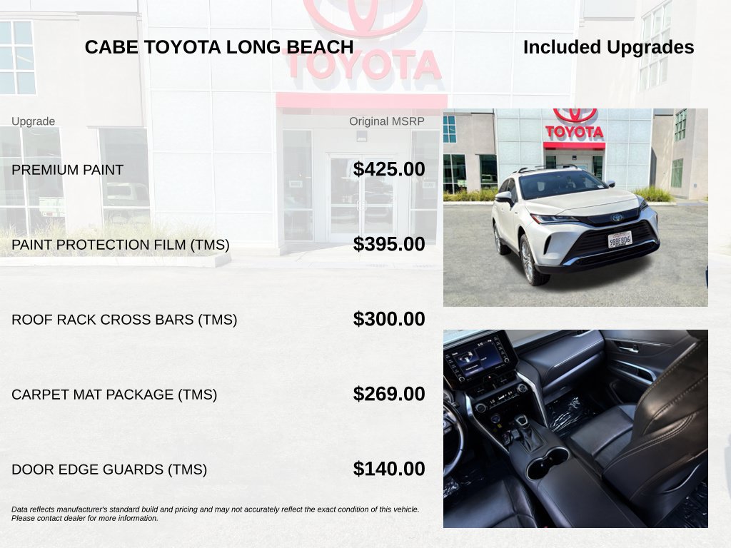 Used 2021 Toyota Venza XLE w/ Carpet Mat Package (TMS) AWD/4WD image 5