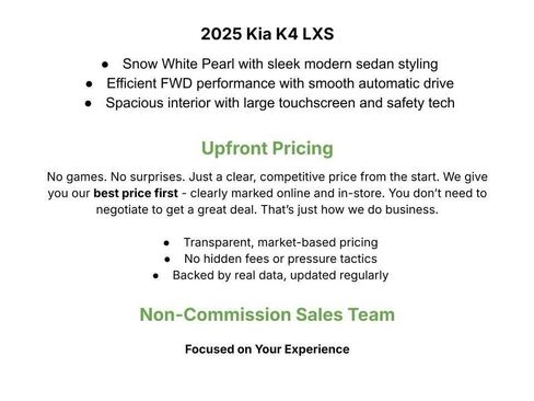Certified 2025 Kia K4 FWD image 44