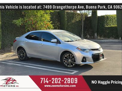 Used 2015 Toyota Corolla S w/ Protection Package