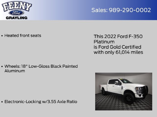 Used 2022 Ford F350 Platinum w/ Tremor Off-Road Package AWD/4WD image 24