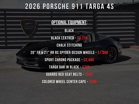 Used 2026 Porsche 911 Targa 4S AWD/4WD image 5