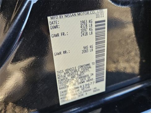 Used 2021 Nissan Altima 2.5 SR w/ SR Premium Package image 9