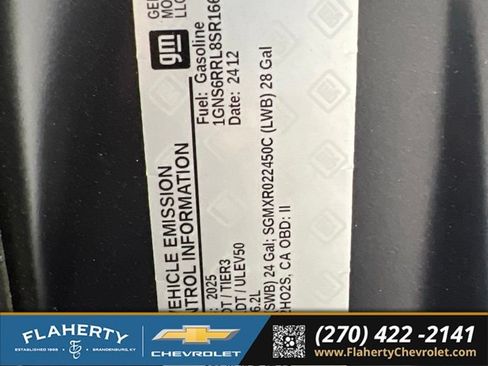 Used 2025 Chevrolet Tahoe RST w/ RST Capability Package AWD/4WD image 15