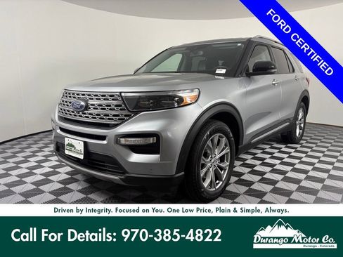 Certified 2022 Ford Explorer Limited w/ Equipment Group 301A AWD/4WD image 1