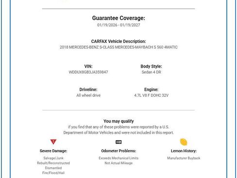 Used 2018 Mercedes-Benz Maybach S 560 4MATIC image 42