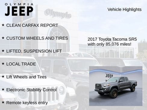 Used 2017 Toyota Tacoma SR5 w/ Tow Package image 6