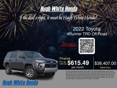 Used 2022 Toyota 4Runner TRD Off-Road image 3