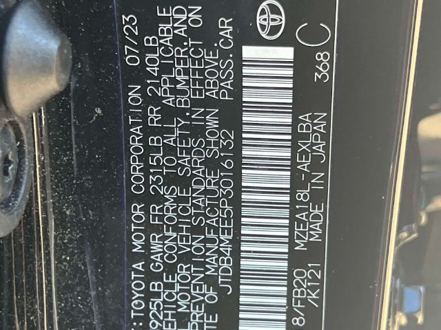 Certified 2023 Toyota Corolla LE w/ Carpet Mat Package (TMS) FWD image 37