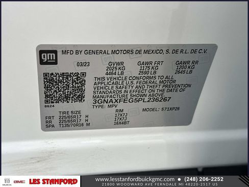 Certified 2023 Chevrolet Equinox LS w/ LPO, Cargo Package FWD image 19