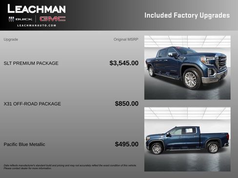 Certified 2021 GMC Sierra 1500 SLT w/ SLT Premium Package image 11