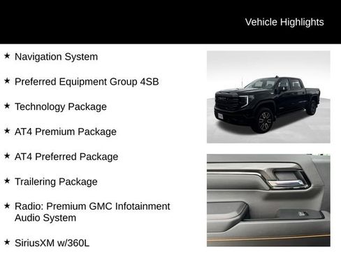 Used 2024 GMC Sierra 1500 AT4 w/ Technology Package AWD/4WD image 7