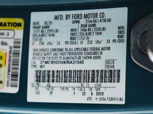 Used 2021 Ford Bronco Sport Badlands w/ Badlands Package image 56