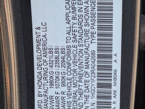 Certified 2024 Honda Accord LX image 25