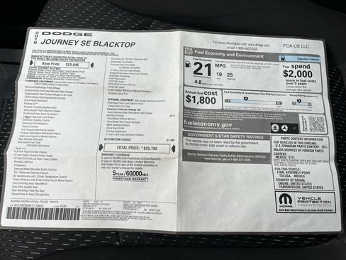 Used 2019 Dodge Journey SE w/ Blacktop Package image 37