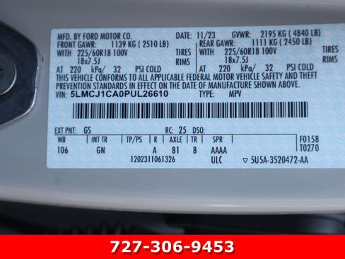 Used 2023 Lincoln Corsair FWD w/ Equipment Group 101A image 28
