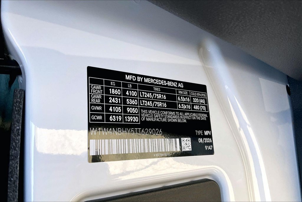 New 2026 Mercedes-Benz Sprinter 2500 image 12