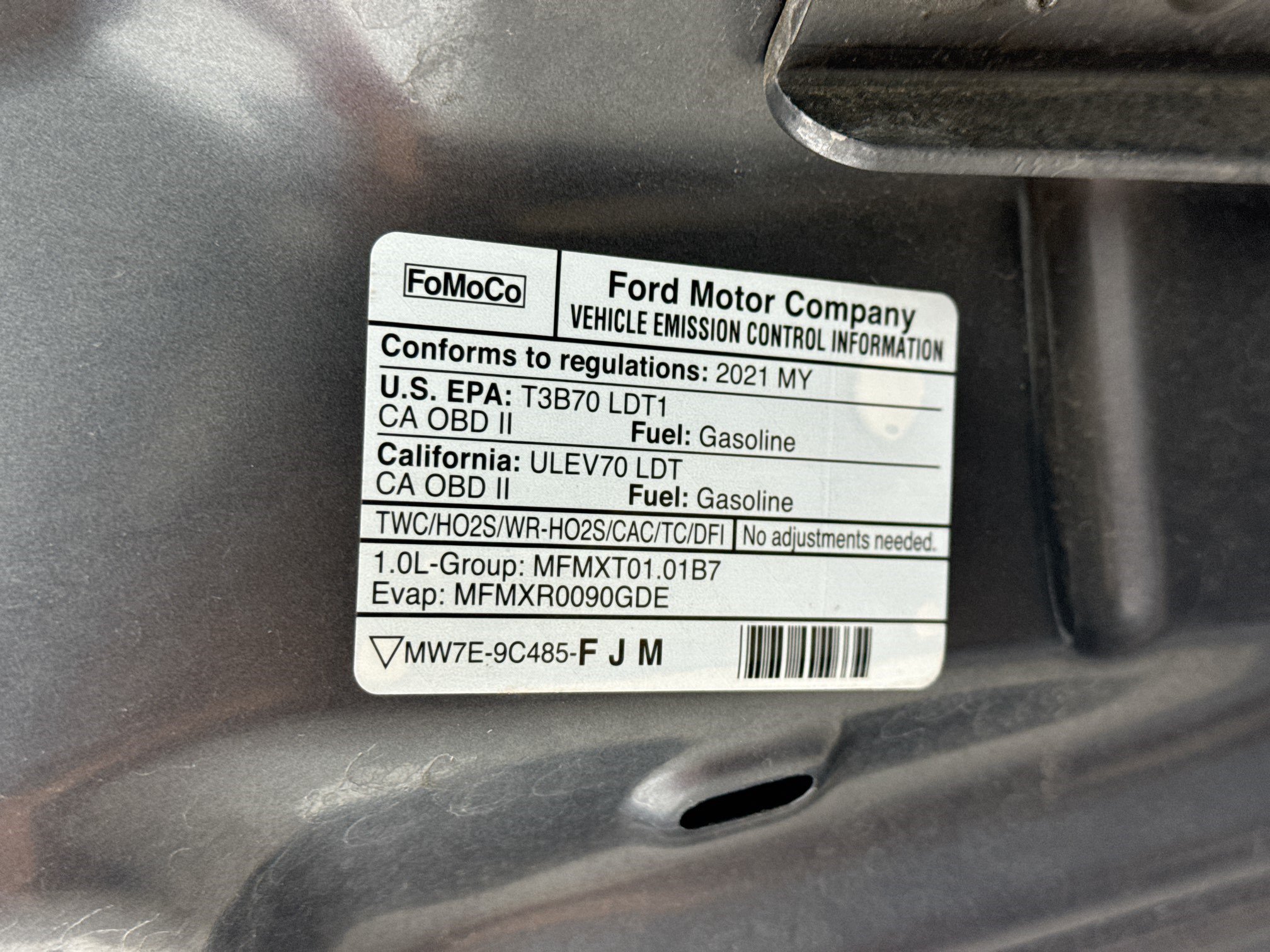 Used 2021 Ford EcoSport S FWD image 19