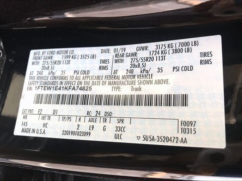 Used 2019 Ford F150 Lariat AWD/4WD image 37