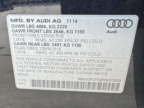 Used 2015 Audi Q3 2.0T Prestige AWD/4WD image 22