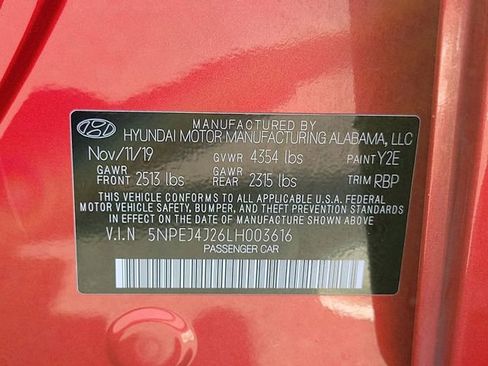 Used 2020 Hyundai Sonata SEL Plus w/ Tech Package image 26