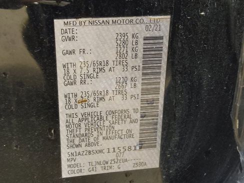 Used 2021 Nissan Murano SV image 33