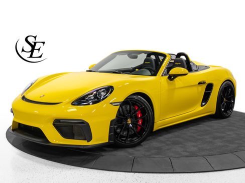 Used 2022 Porsche 718 Boxster Spyder RWD image 1