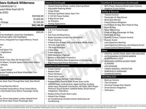 Used 2024 Subaru Outback Wilderness image 37
