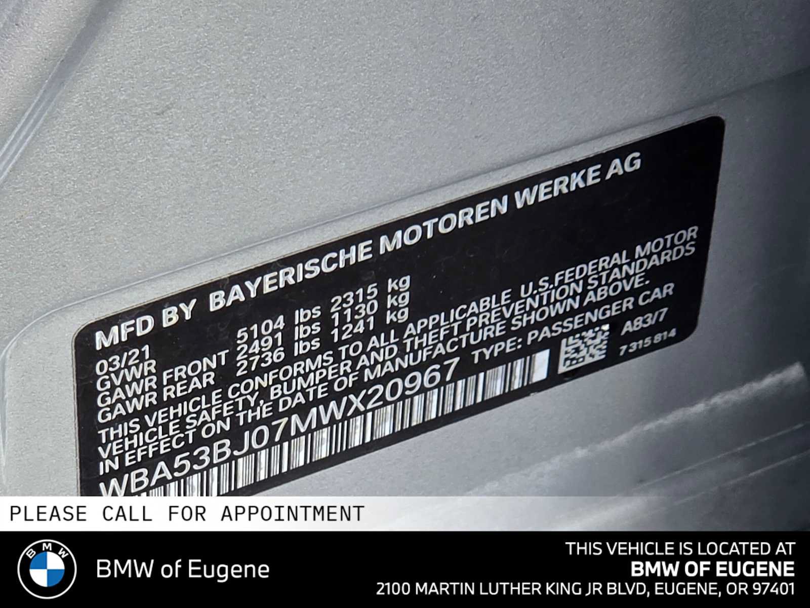 Used 2021 BMW 540i w/ Premium Package RWD image 25