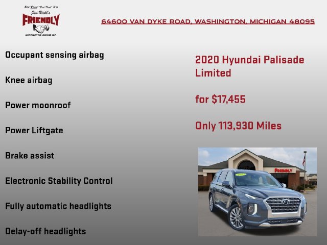 Used 2020 Hyundai Palisade Limited AWD/4WD image 25