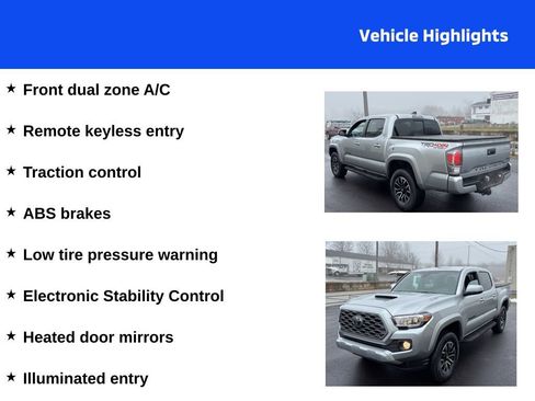 Used 2023 Toyota Tacoma TRD Sport w/ Black Out Package (TMS) image 4