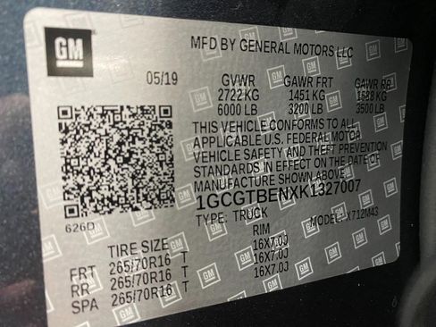 Used 2019 Chevrolet Colorado W/T w/ WT Convenience Package image 28