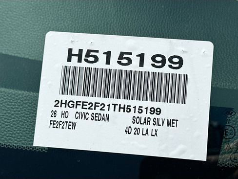 New 2026 Honda Civic LX image 25