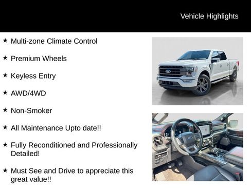 Used 2023 Ford F150 Lariat w/ Equipment Group 502A High AWD/4WD image 31