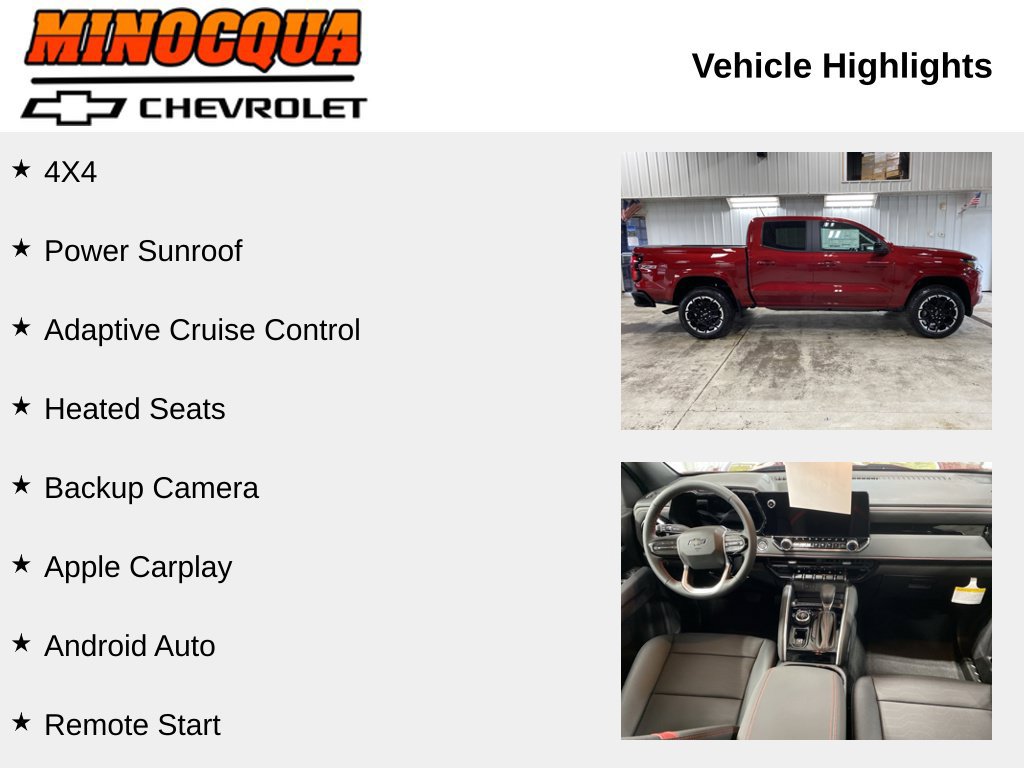 New 2026 Chevrolet Colorado Z71 w/ Technology Package AWD/4WD image 2
