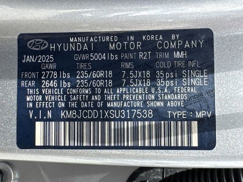 Certified 2025 Hyundai Tucson SEL AWD/4WD image 34