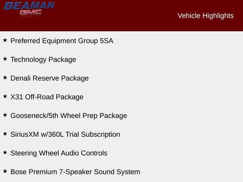 New 2025 GMC Sierra 2500 Denali w/ Denali Reserve Package image 4