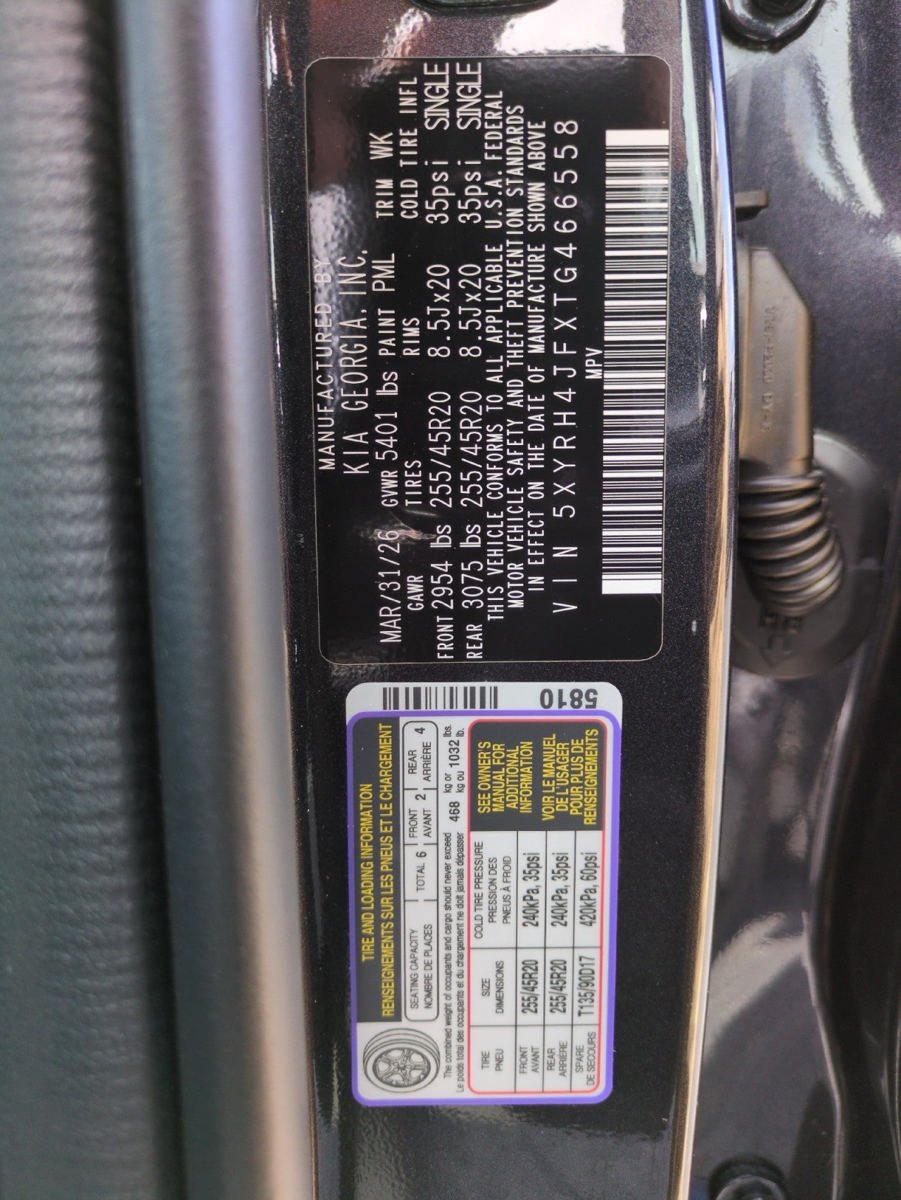 New 2026 Kia Sorento EX w/ EX Premium Package FWD image 50