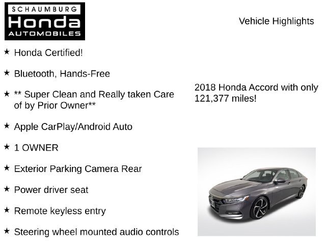 Certified 2018 Honda Accord Sport image 14