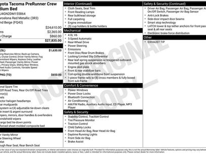 Used 2013 Toyota Tacoma PreRunner w/ SR5 Pkg