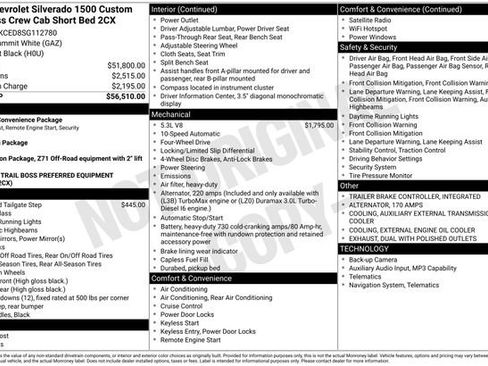 Used 2025 Chevrolet Silverado 1500 Custom Trail Boss image 5