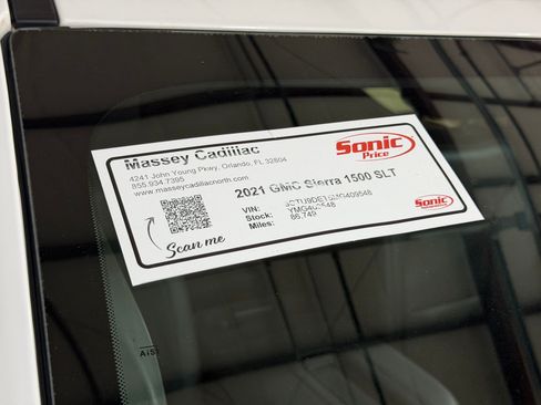 Used 2021 GMC Sierra 1500 SLT w/ SLT Premium Package AWD/4WD image 49