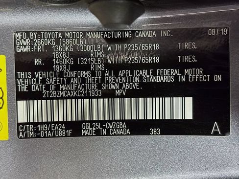 Used 2019 Lexus RX 350 AWD w/ Accessory Package image 33