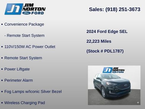 Used 2024 Ford Edge SEL w/ Convenience Package AWD/4WD image 14