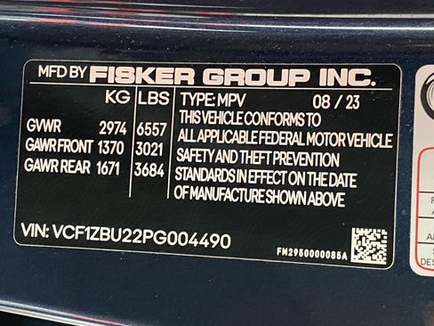 Used 2023 Fisker Ocean One AWD/4WD image 29